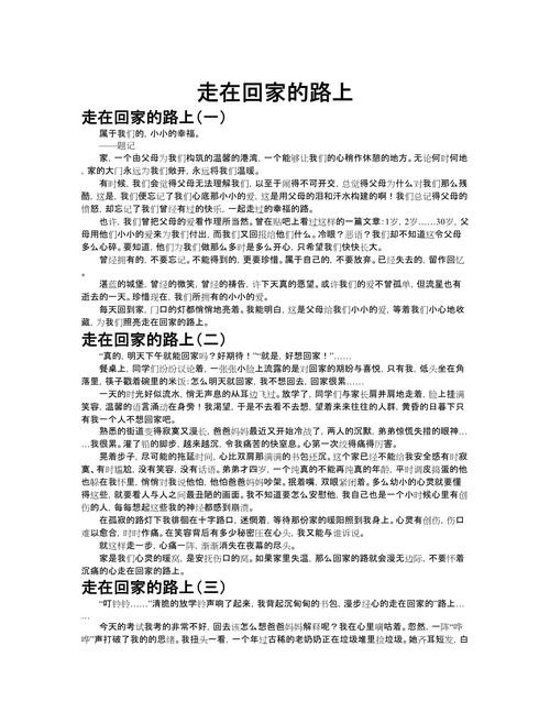 回家路上,我们在想些什么 回家路上,我们在想些什么